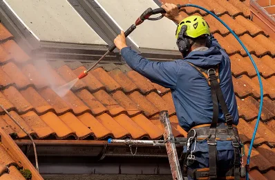 Démoussage et hydrofuge de toiture à Eoux